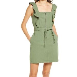 Tinsel Ruffle Stretch Dress